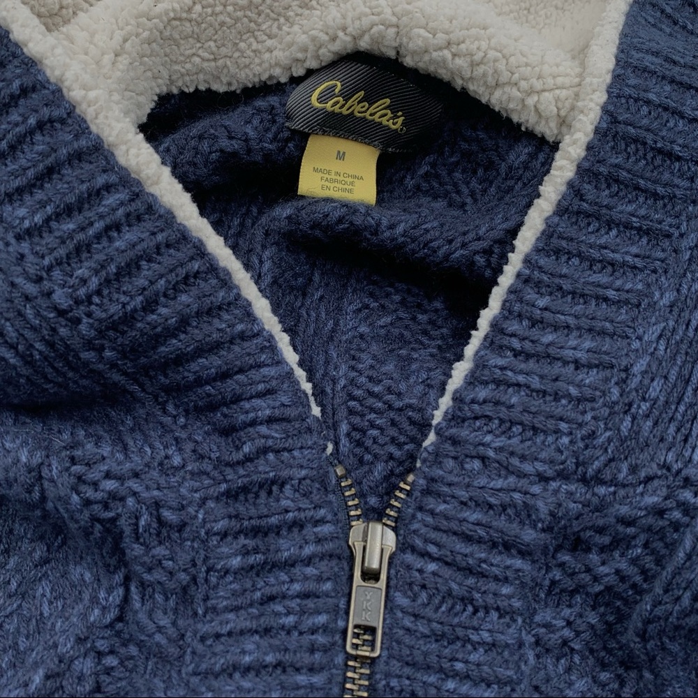 Cabela’s Sherpa Sweater Vest Deer Lodger - Picture 5 of 7